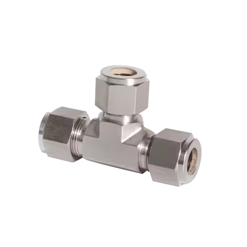 Stainless Steel Tee Union Compression Tube Fittings
